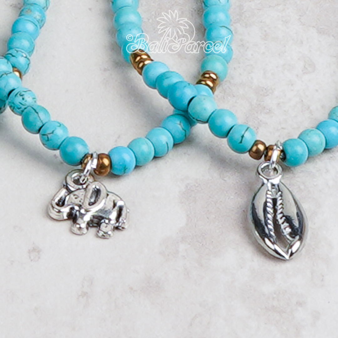 Turquoise Stone Anklet