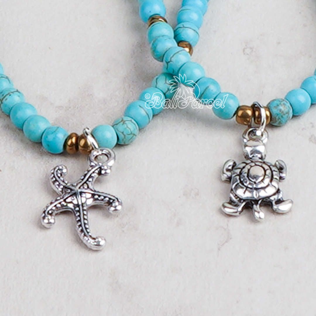 Turquoise Stone Anklet
