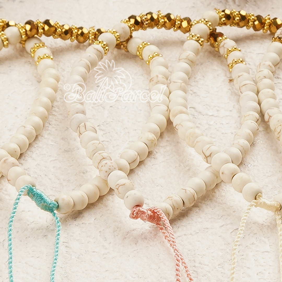 Cream Stone Bracelet