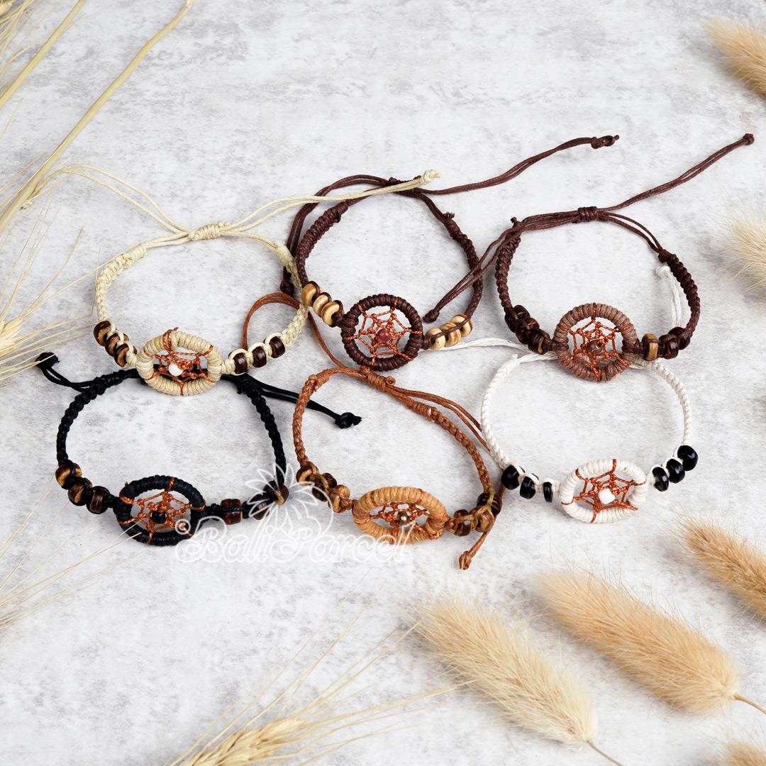 Bracelet Cotton Cord With Catcher