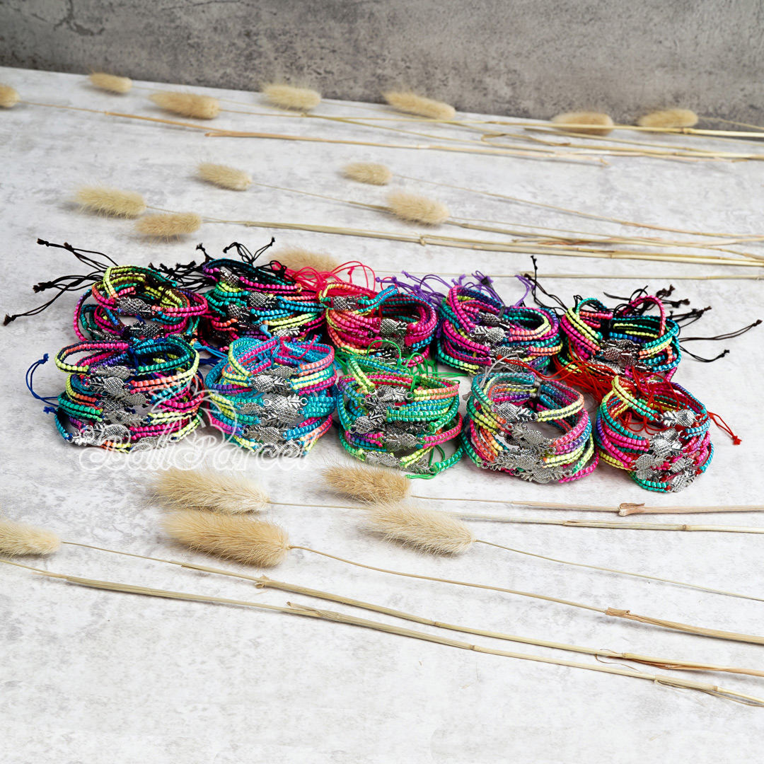 Bracelet Pineapple With Cotton Cord