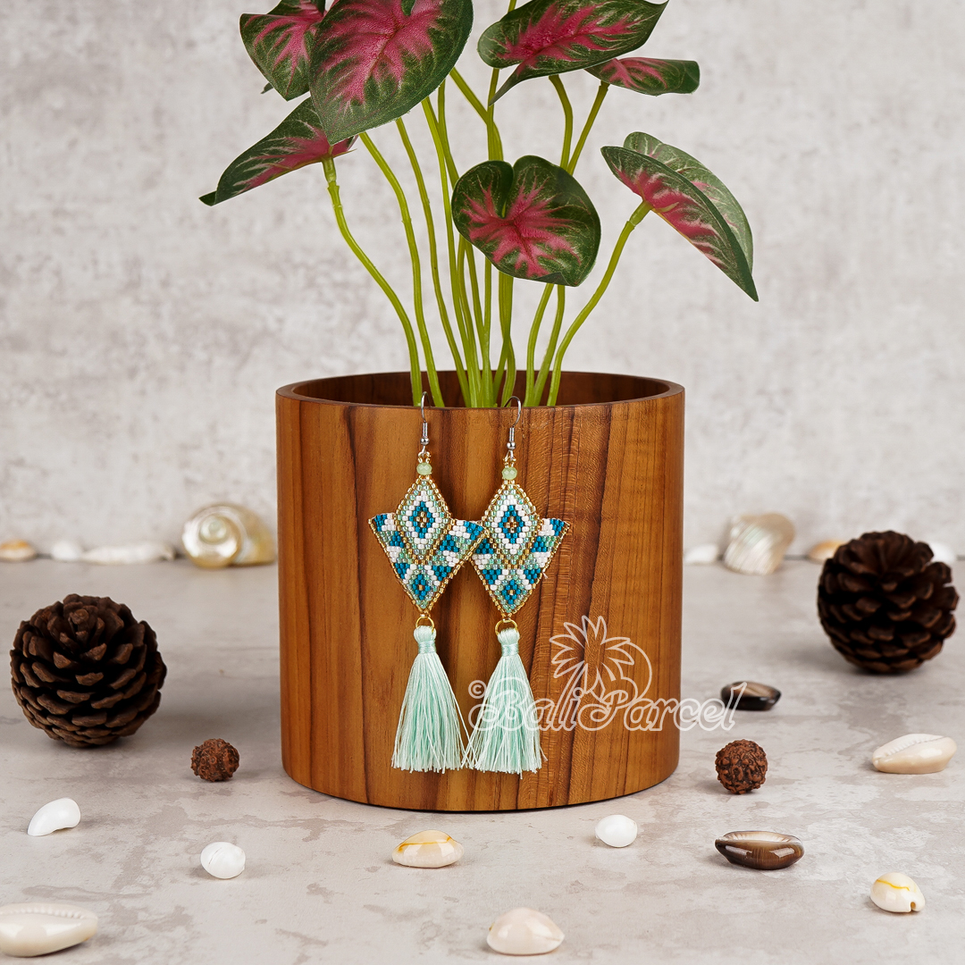 Japanese Beads Earring