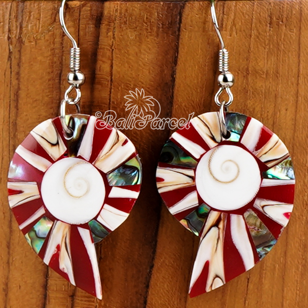 Earring Inlaid Shell