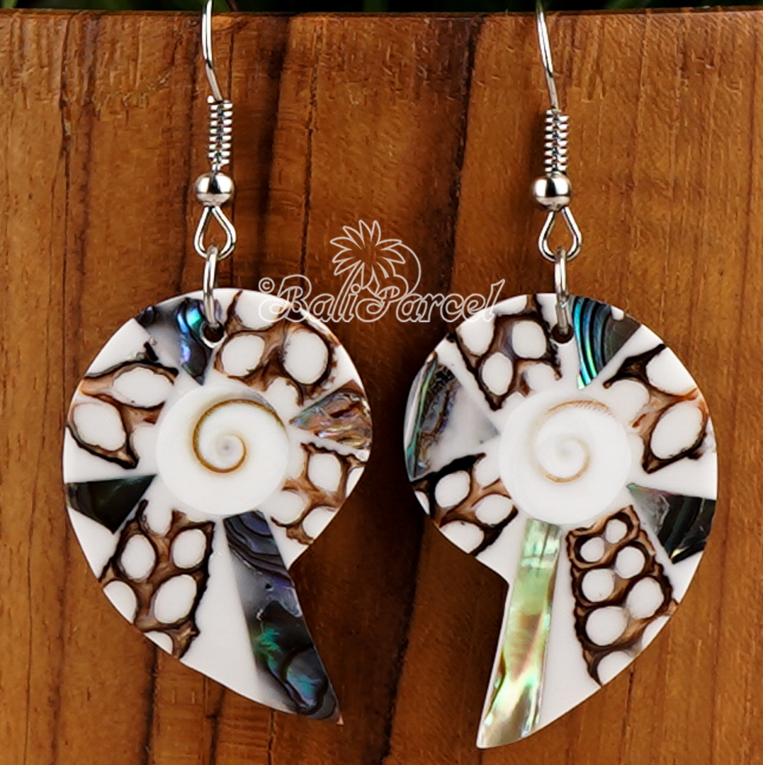 Earring Inlaid Shell