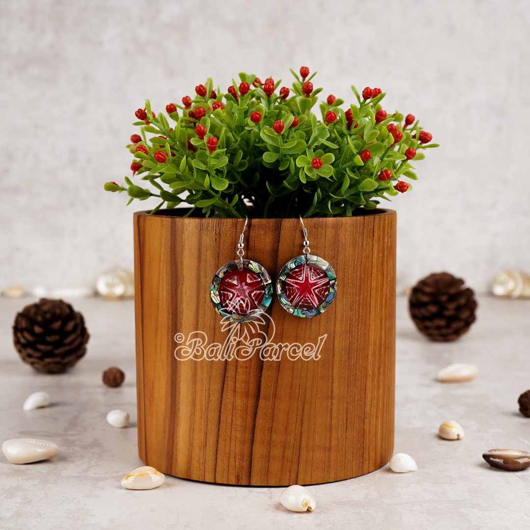 Earring Inlaid Shell