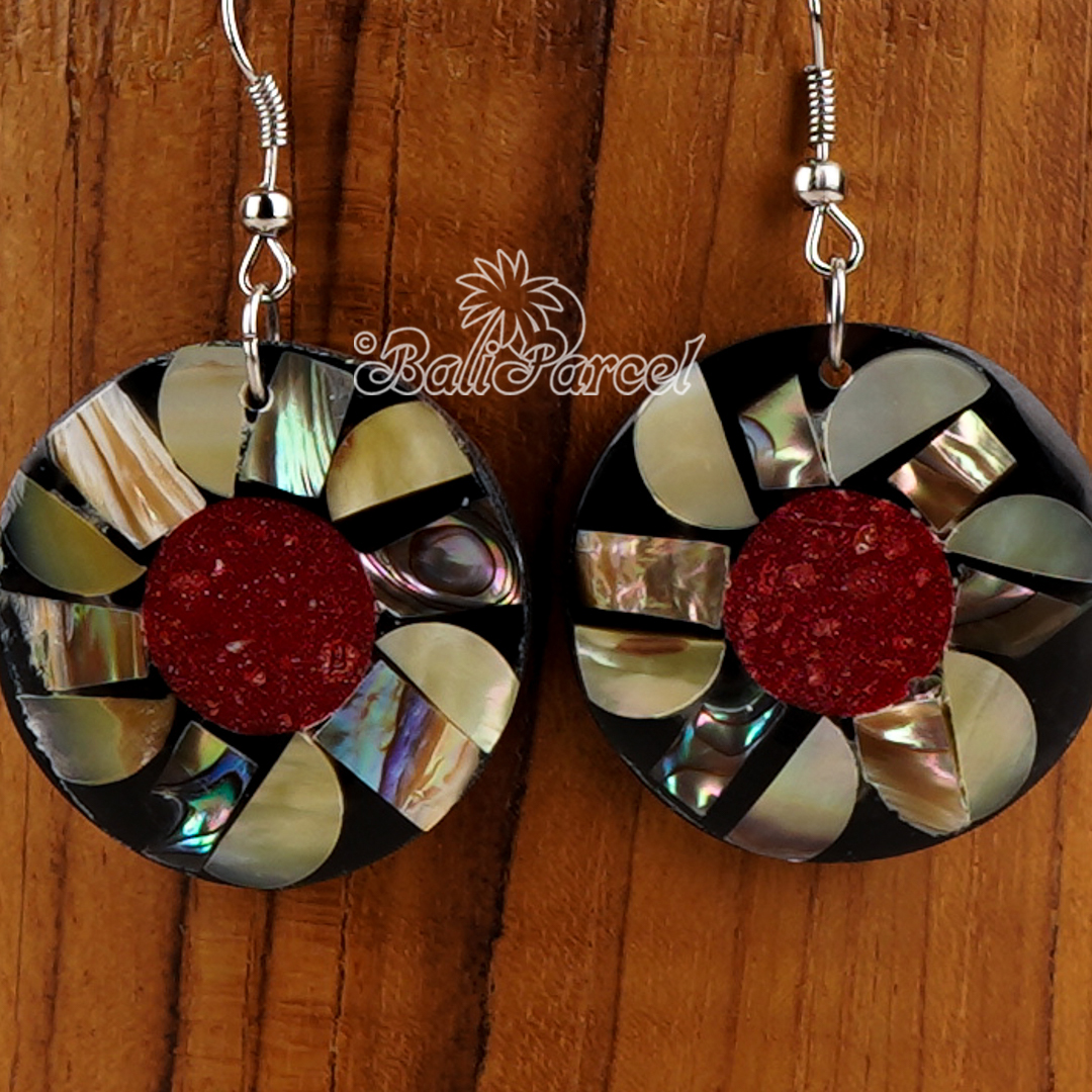 Earring Inlaid Shell
