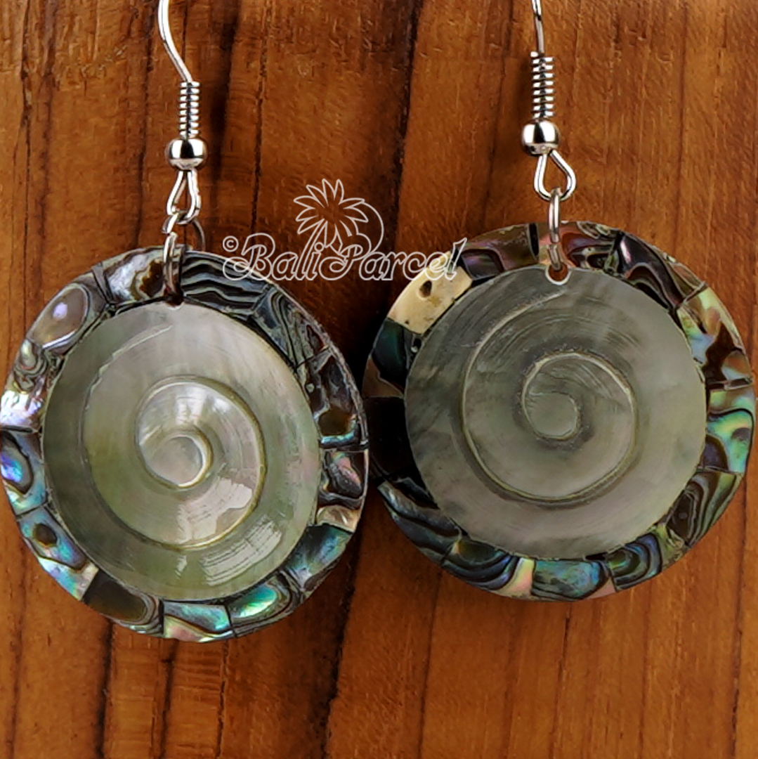 Earring Inlaid Shell