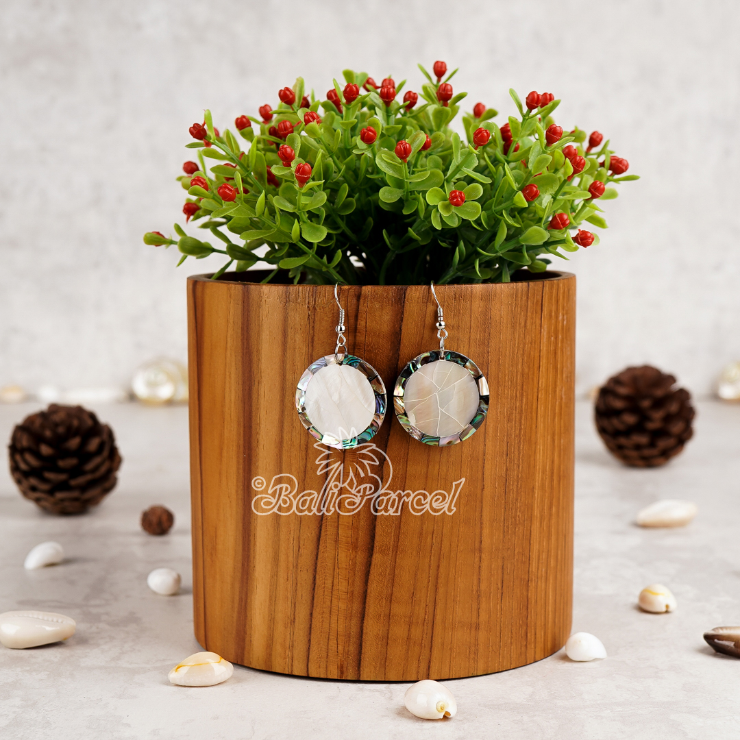 Earring Inlaid Shell