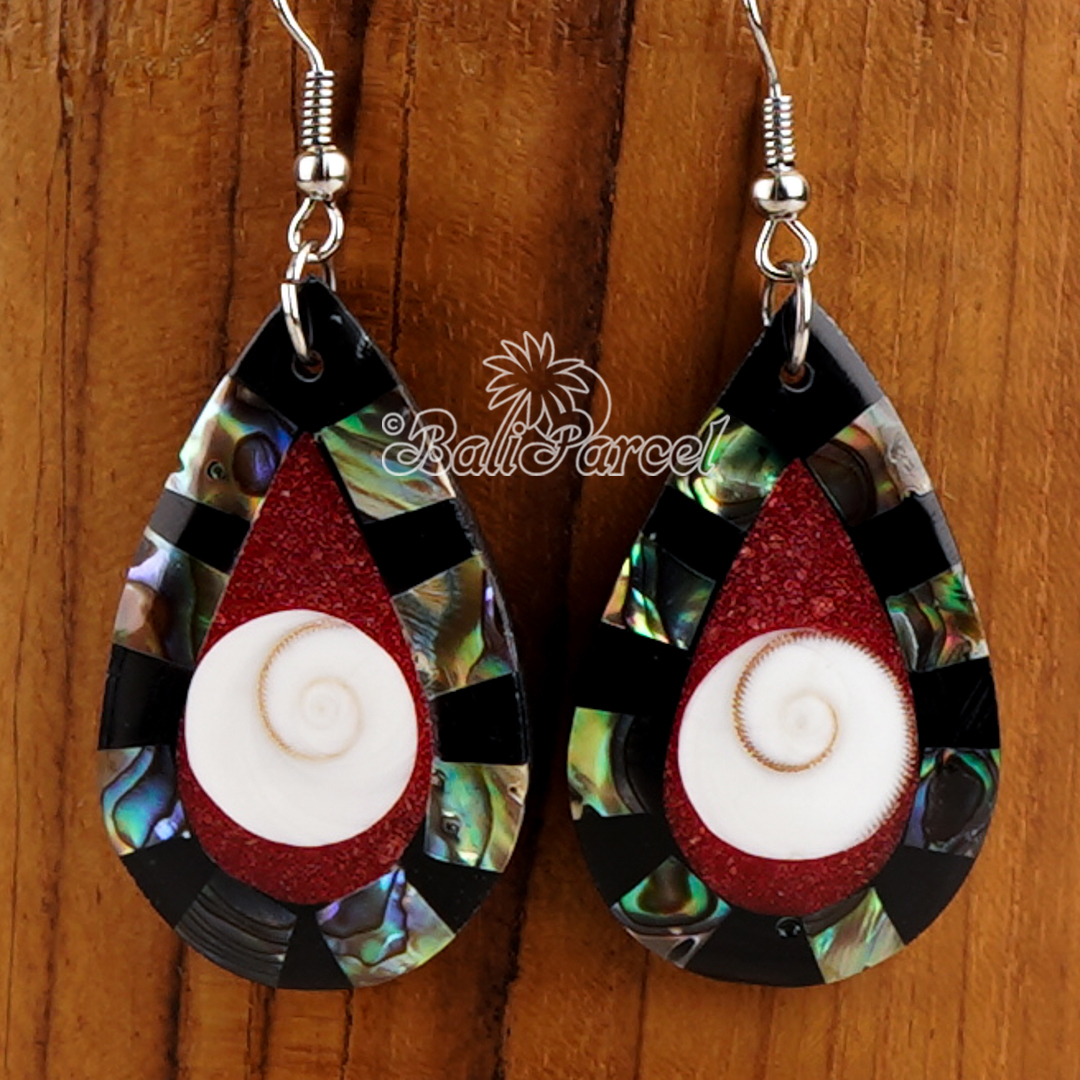 Earring Inlaid Shell