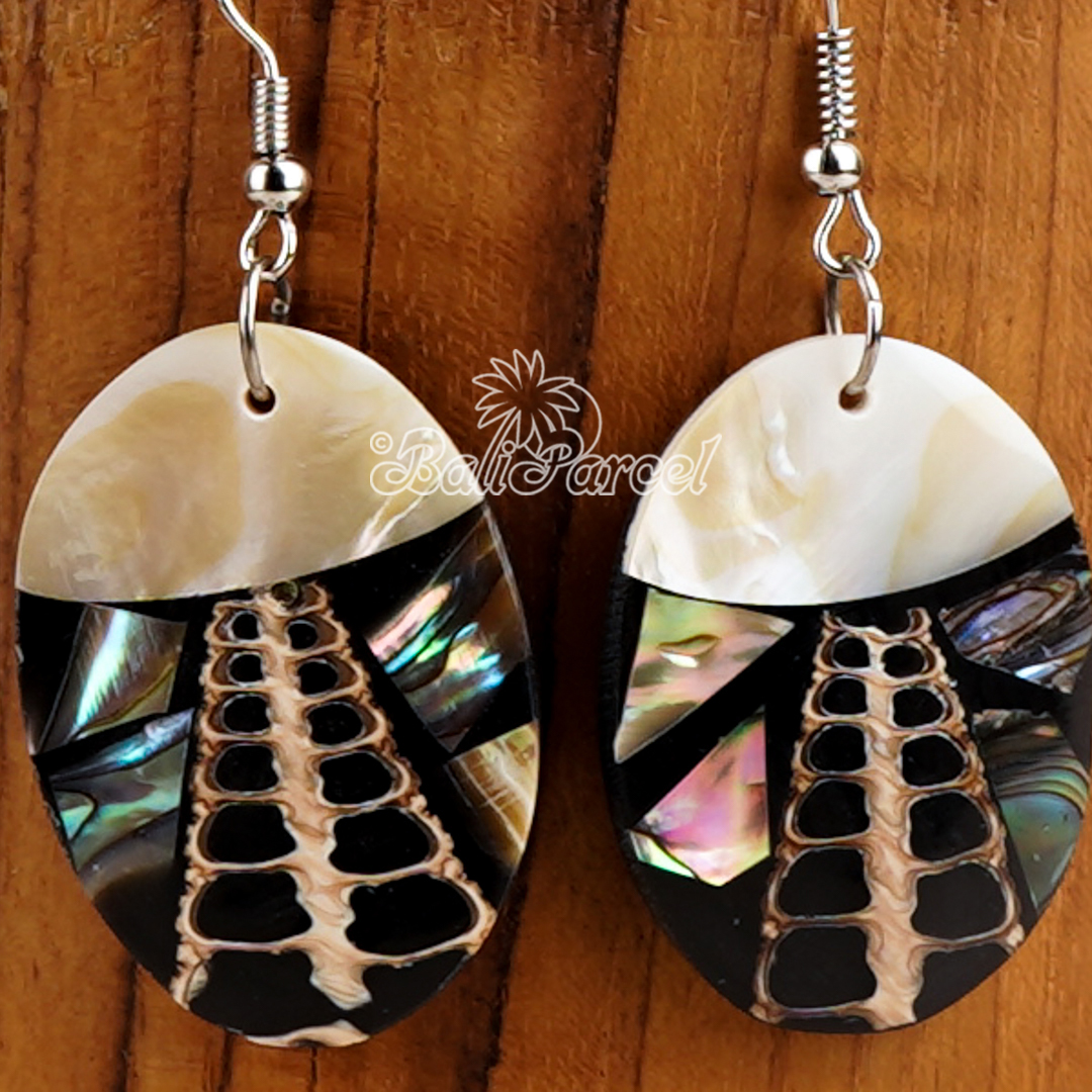 Earring Inlaid Shell