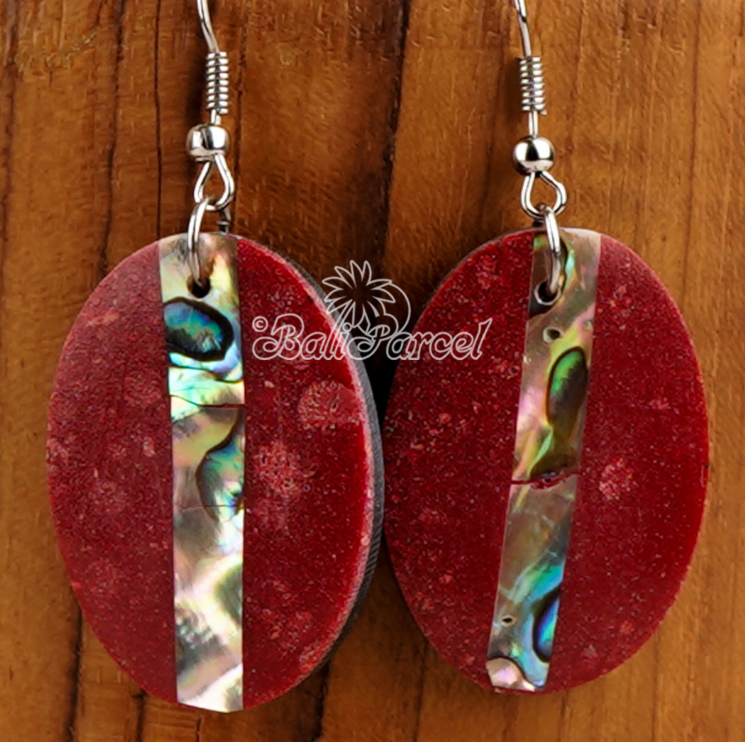 Earring Inlaid Shell