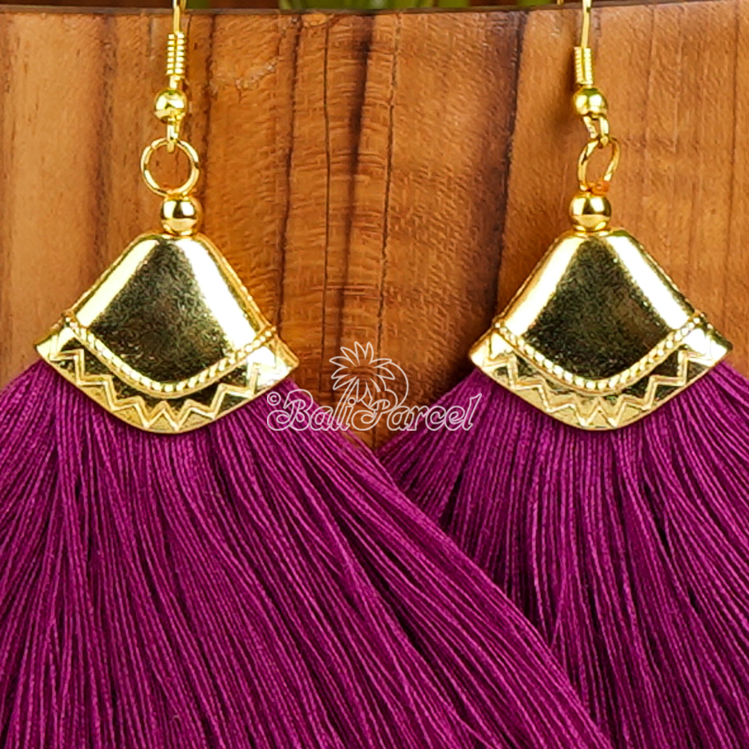Fan Tassel Earring