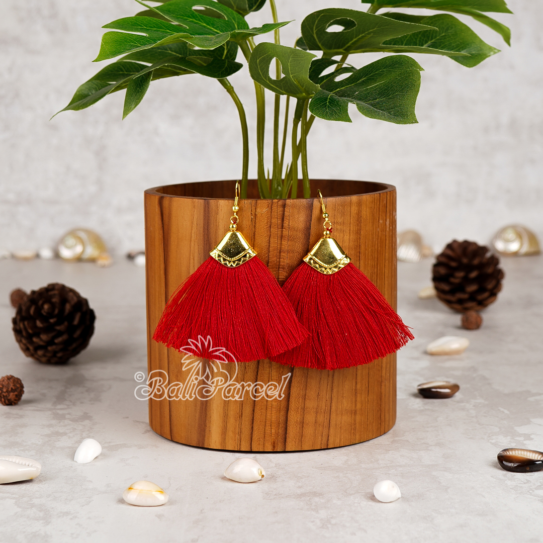 Fan Tassel Earring