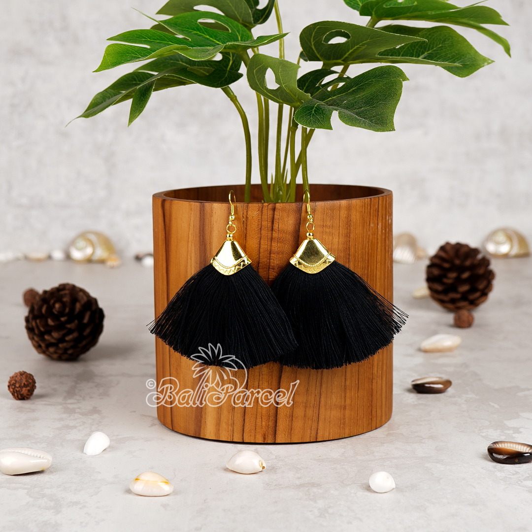 Fan Tassel Earring