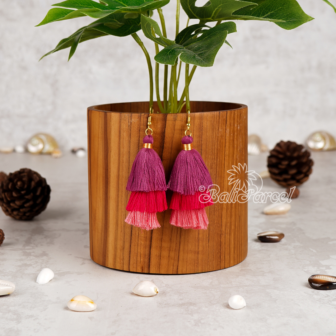Multilayer Tassel Earring