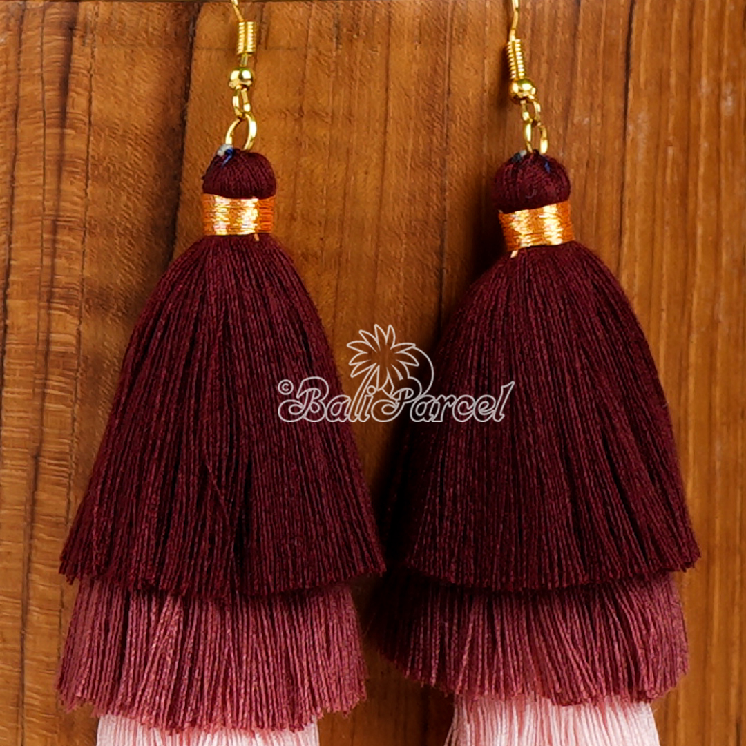 Multilayer Tassel Earring