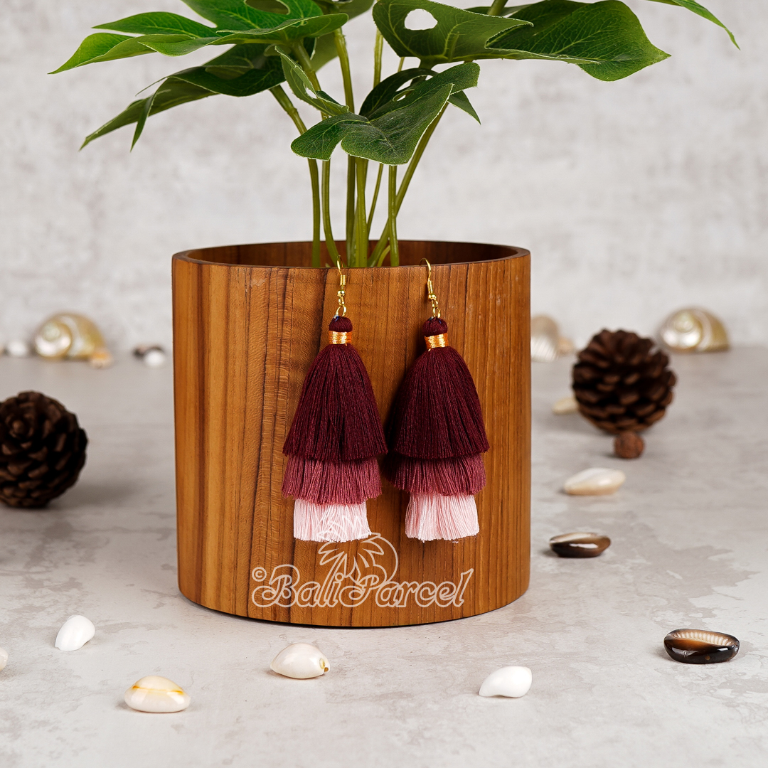 Multilayer Tassel Earring