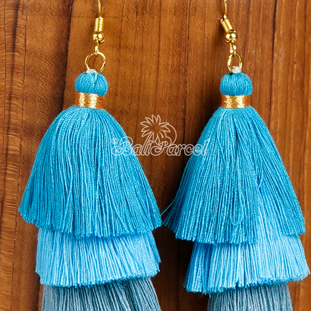 Multilayer Tassel Earring