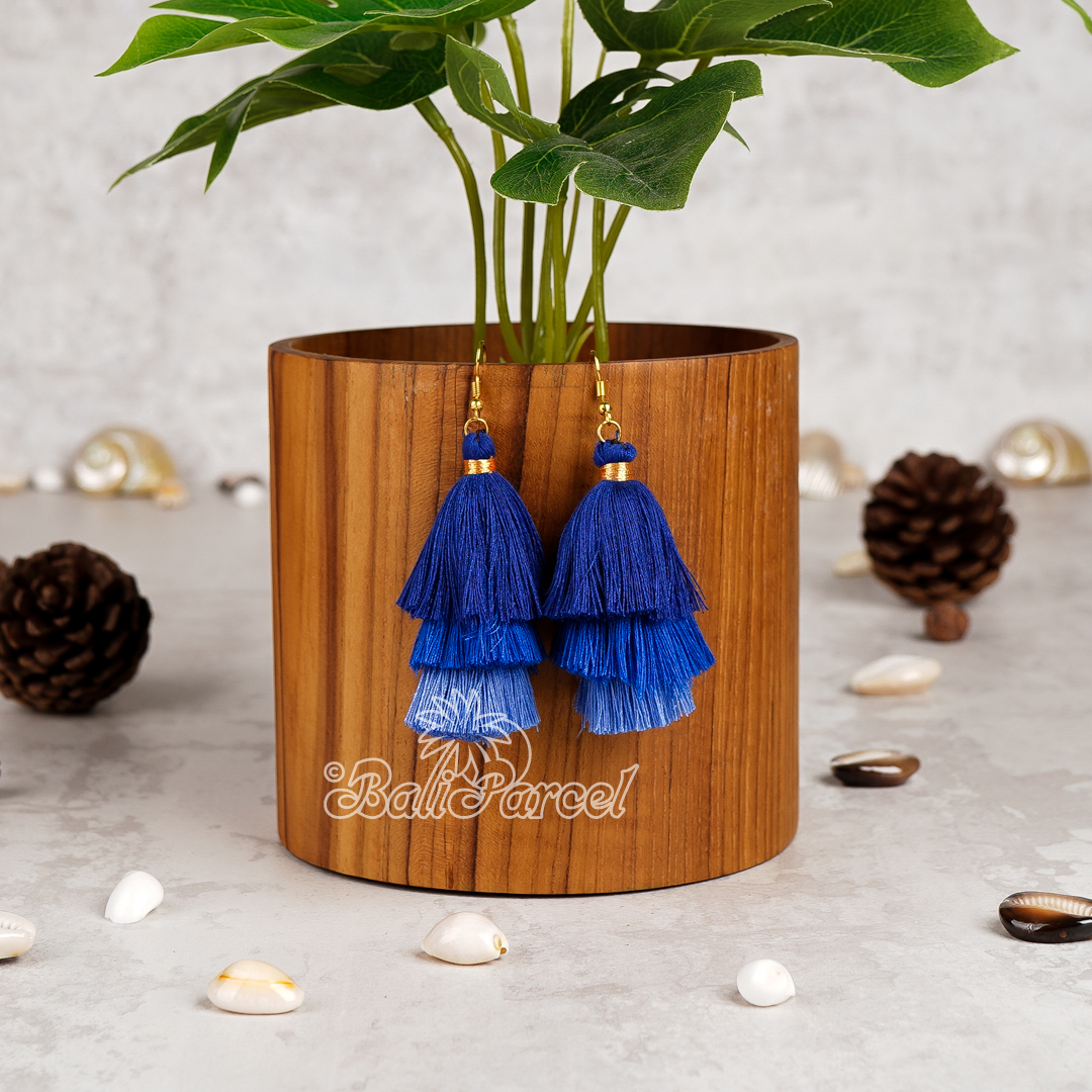 Multilayer Tassel Earring