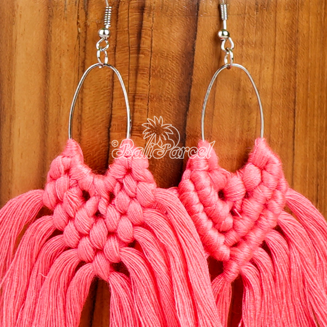 Macrame Tassel Earring