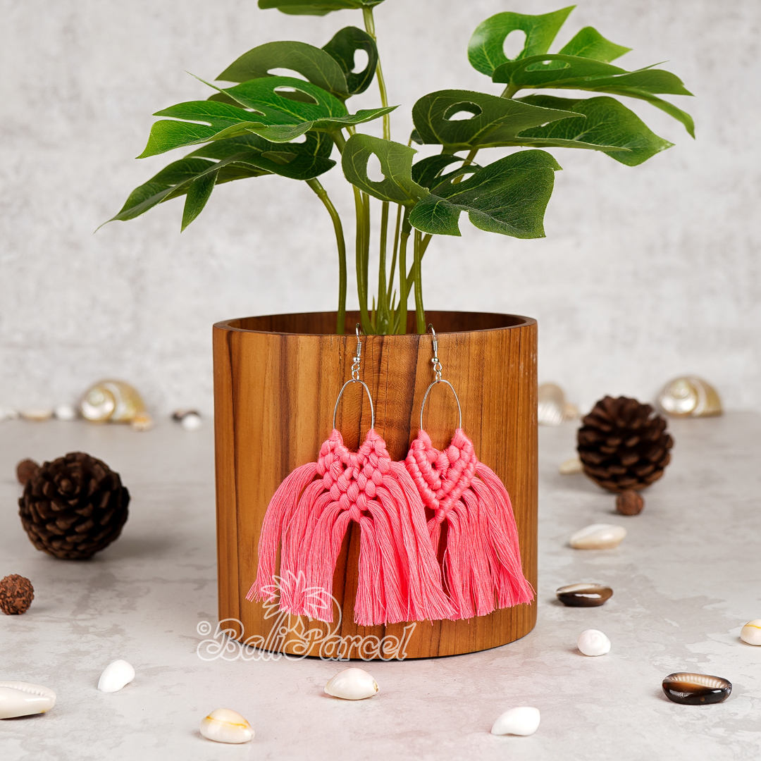 Macrame Tassel Earring