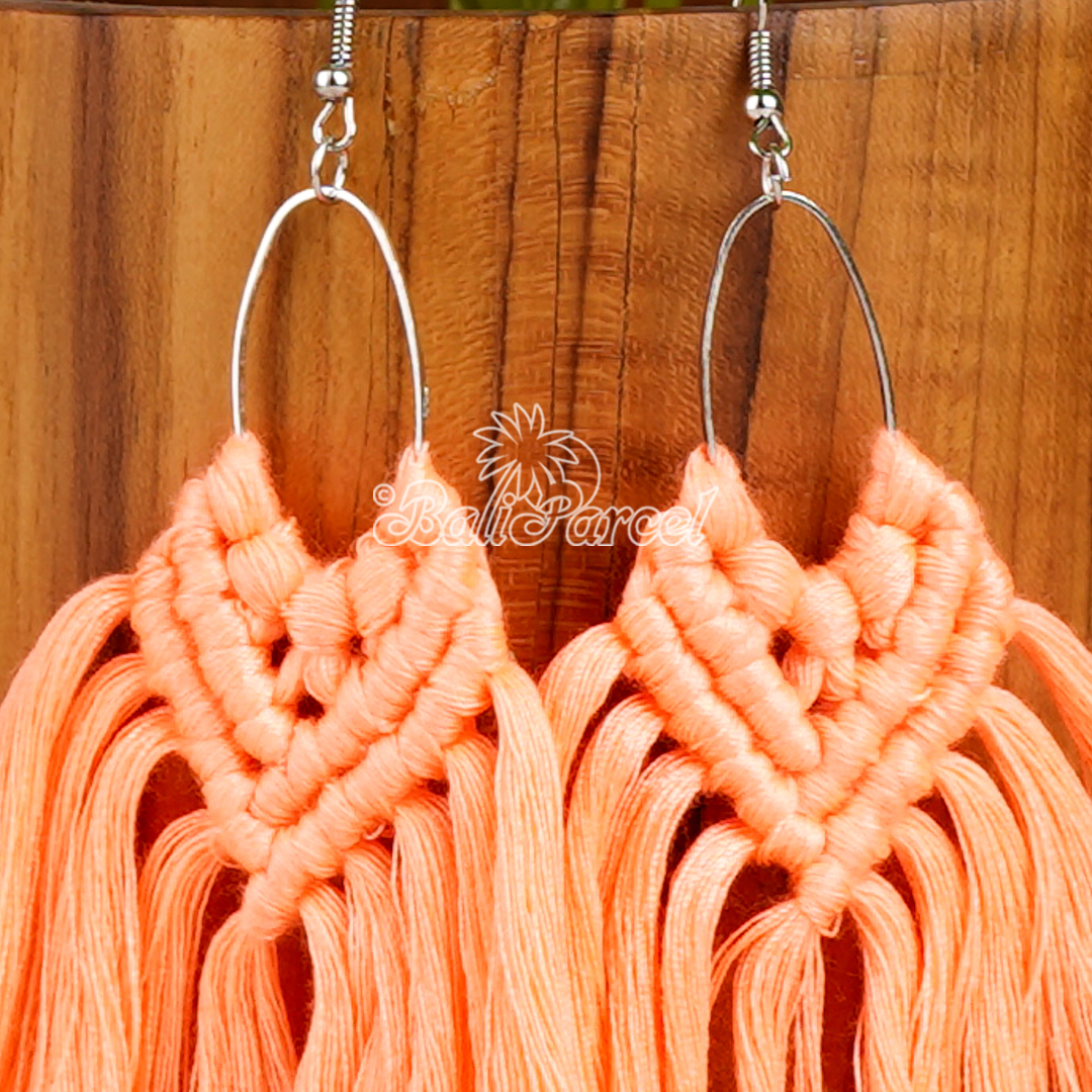 Macrame Tassel Earring
