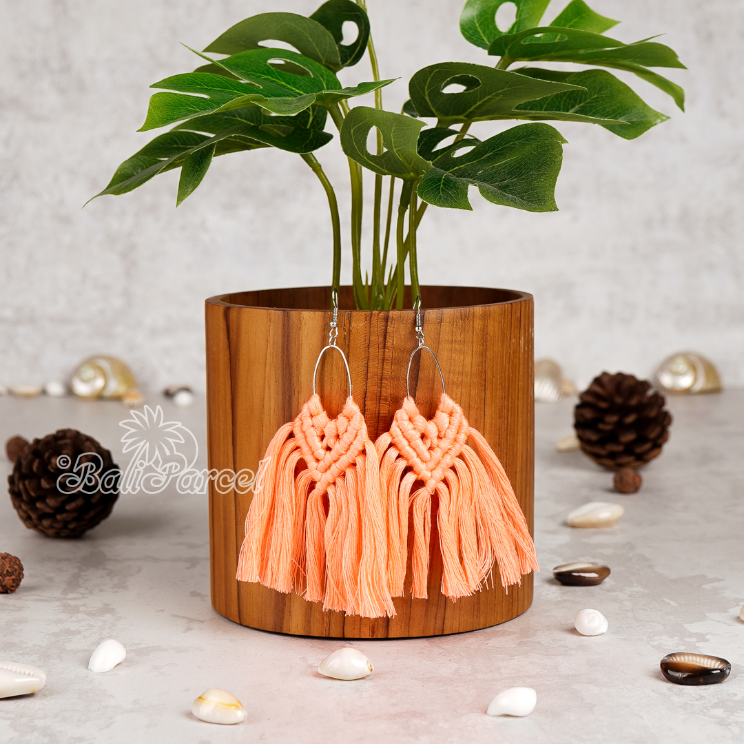 Macrame Tassel Earring
