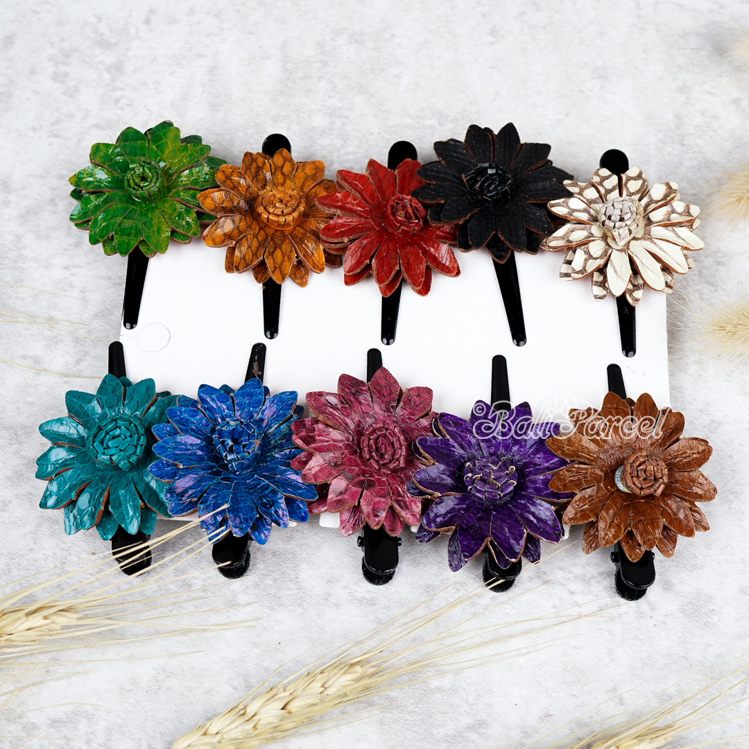 Hair Clip Leather