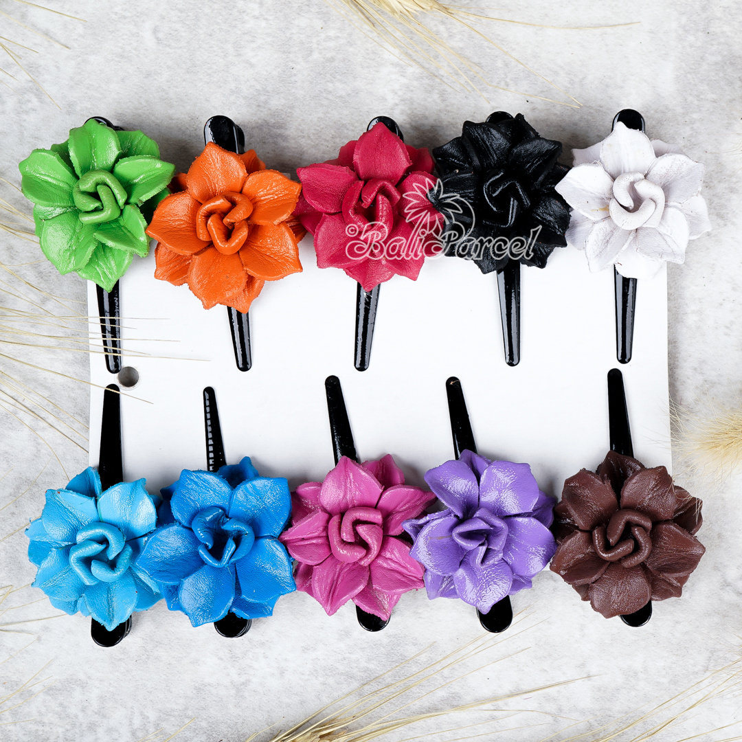 Hair Clip Leather