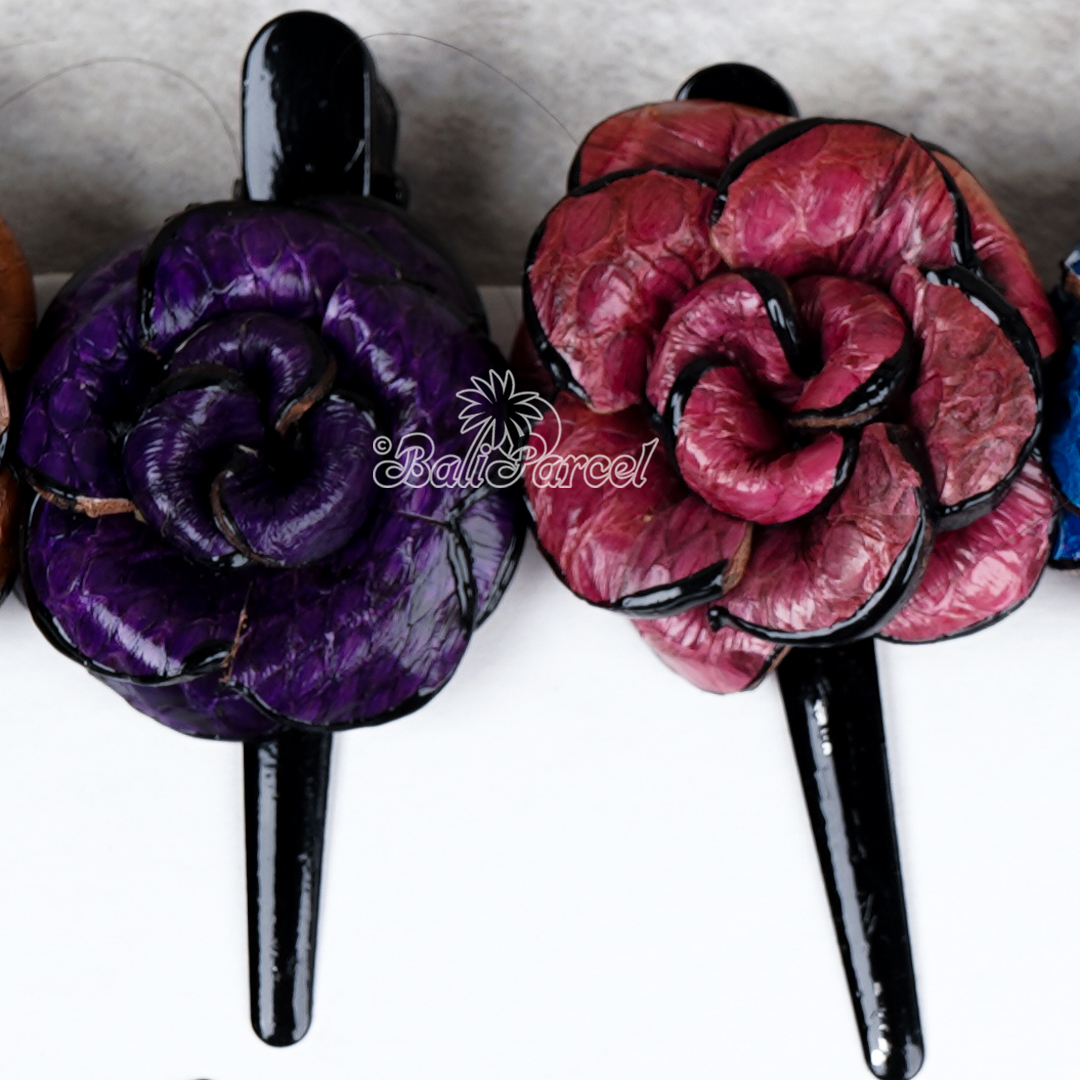 Hair Clip Leather