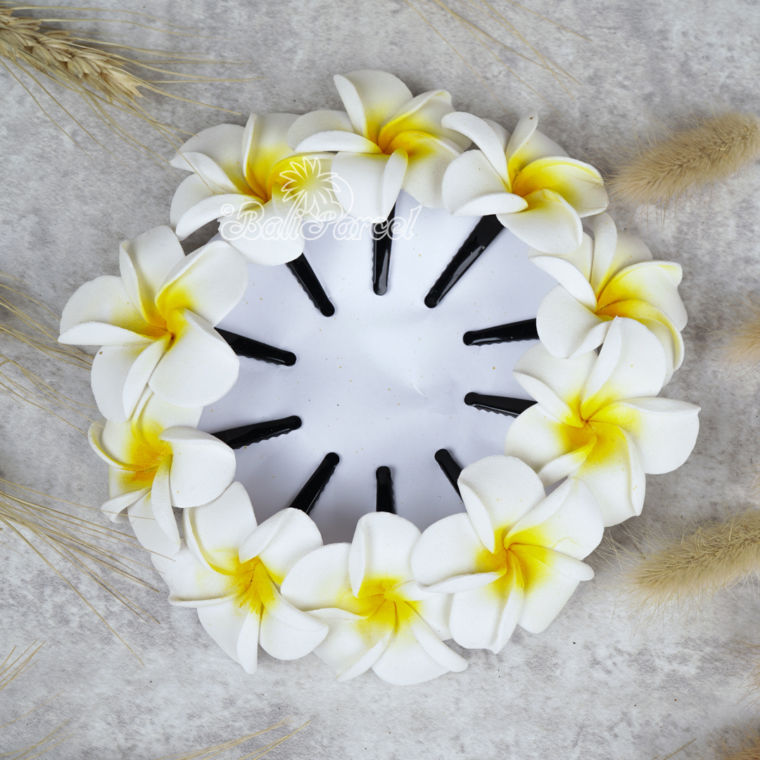 Hair Clip Plumeria
