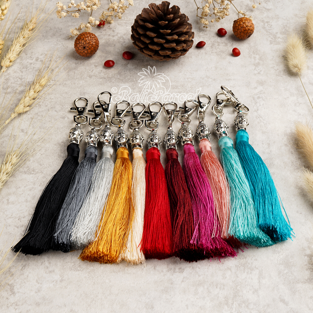Buddha Tassel Keychain