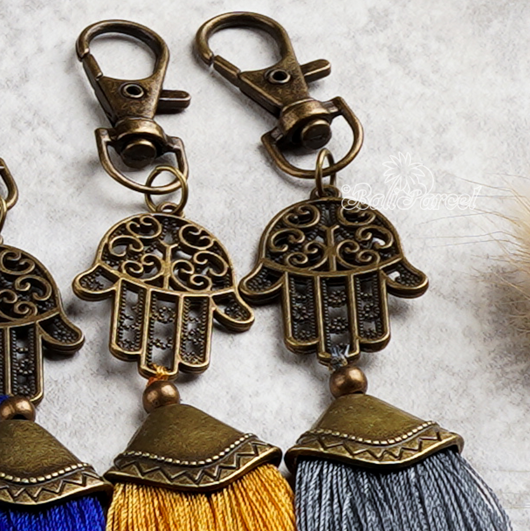 Fatima Hand Tassel Keychain
