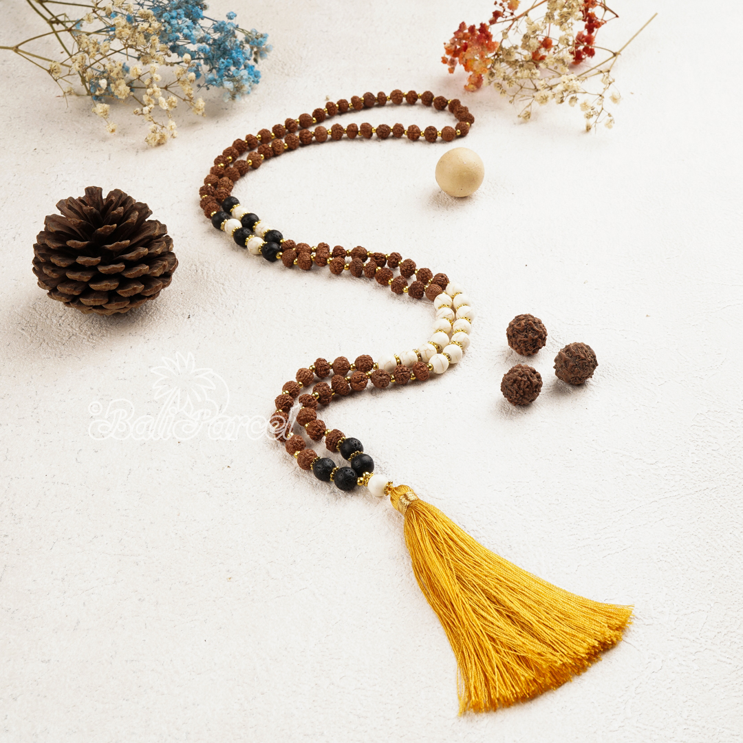 Rudraksha Mala Necklace