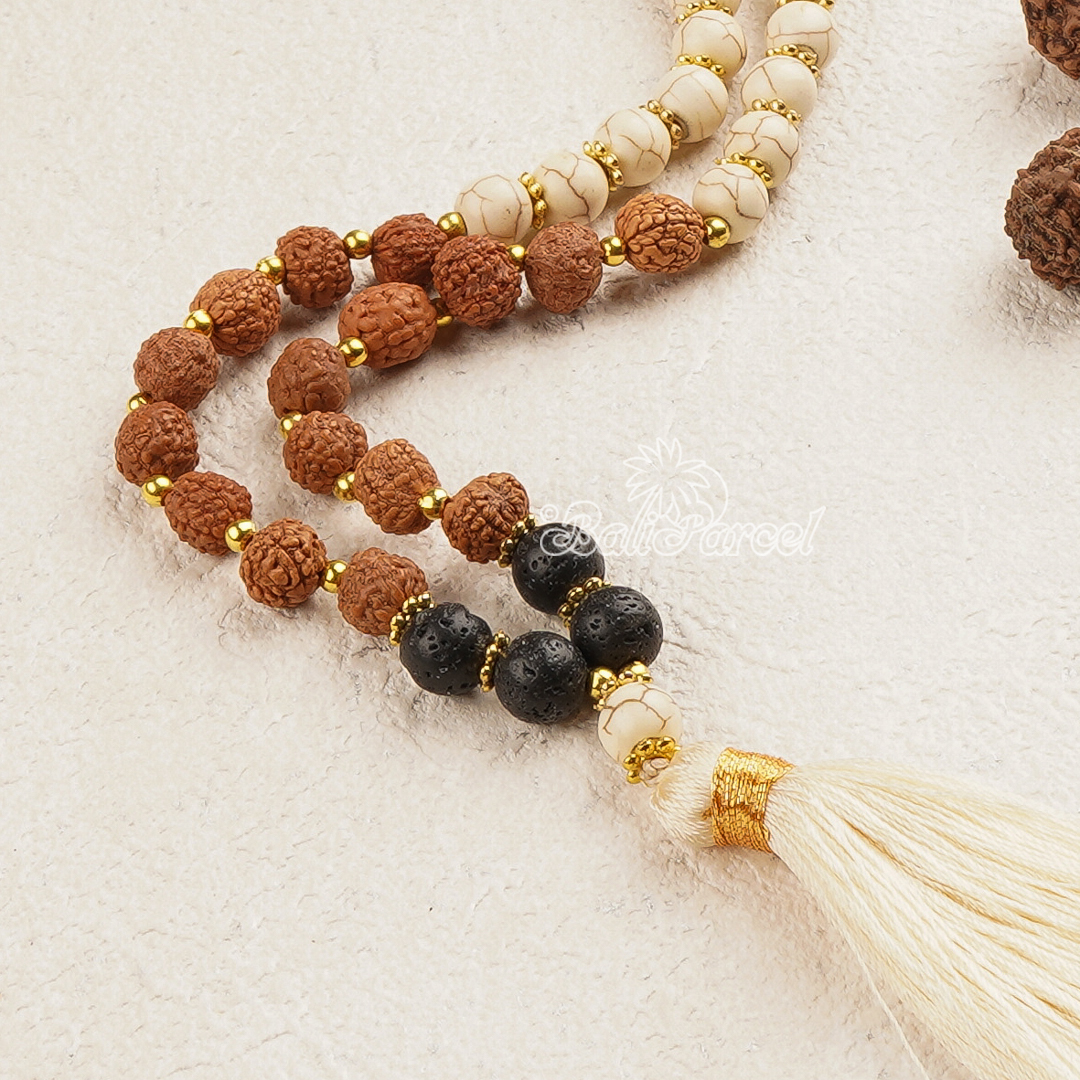 Rudraksha Mala Necklace