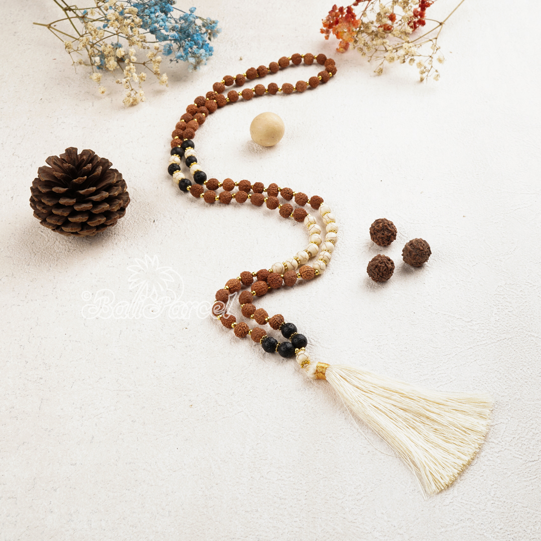 Rudraksha Mala Necklace