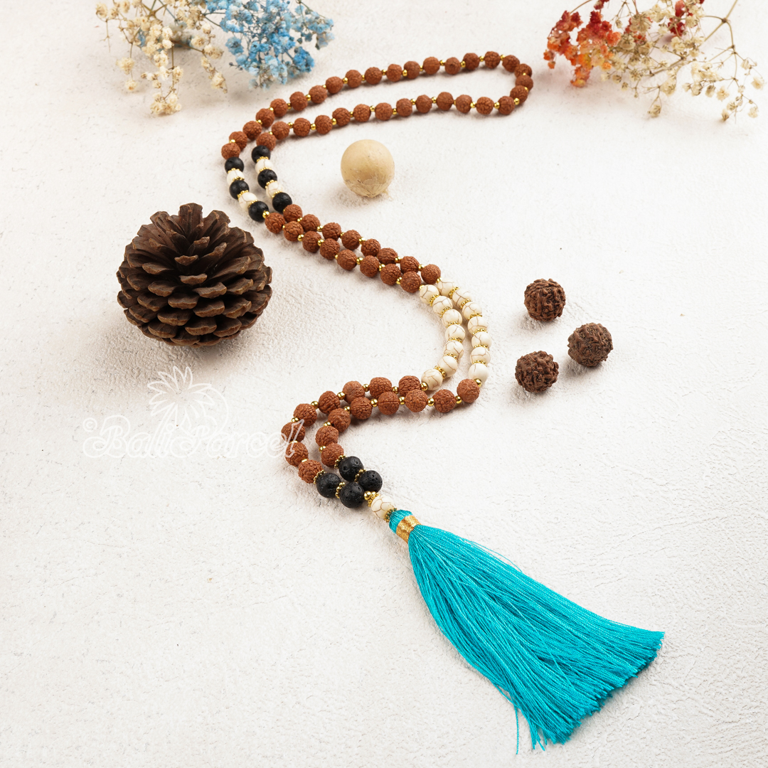 Rudraksha Mala Necklace