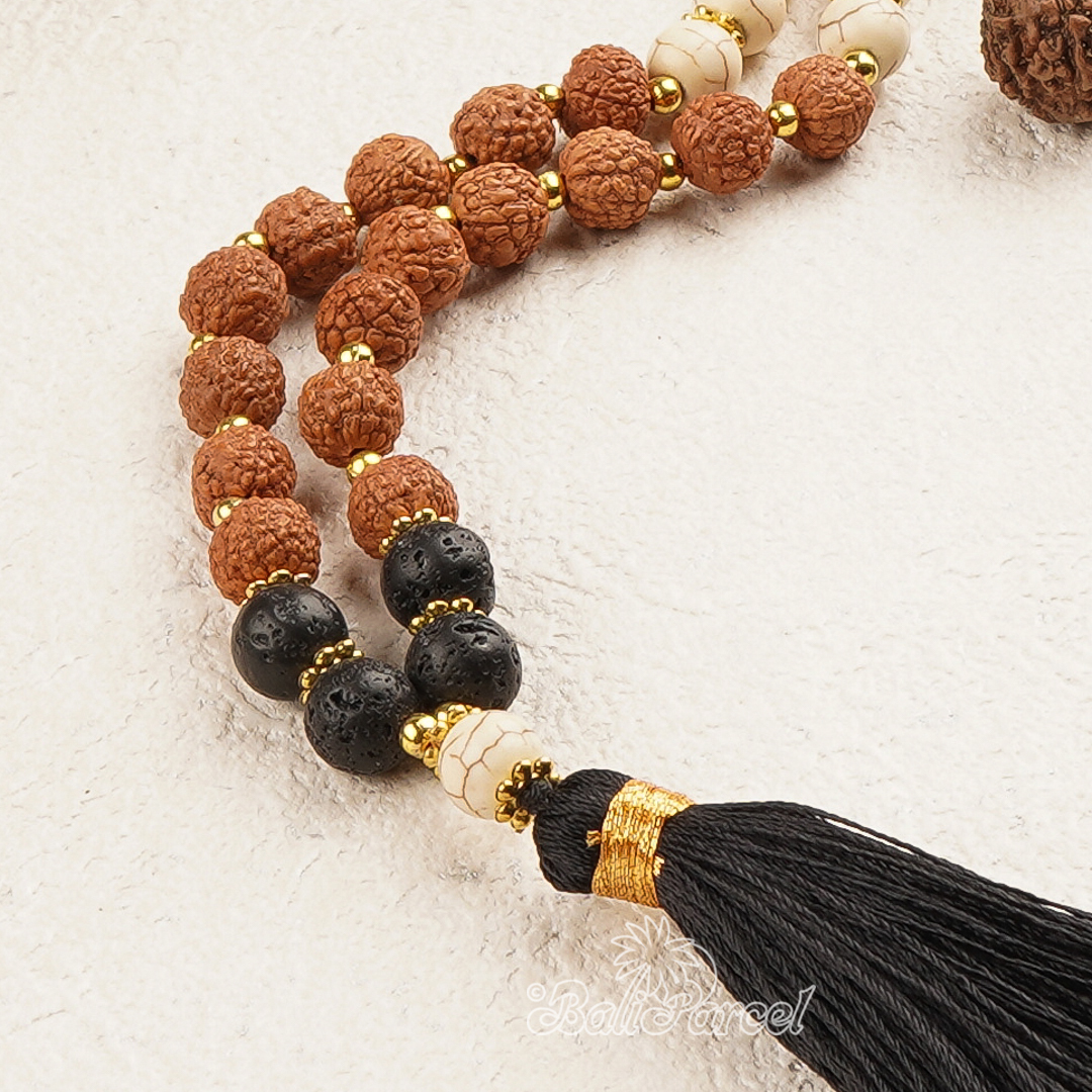Rudraksha Mala Necklace