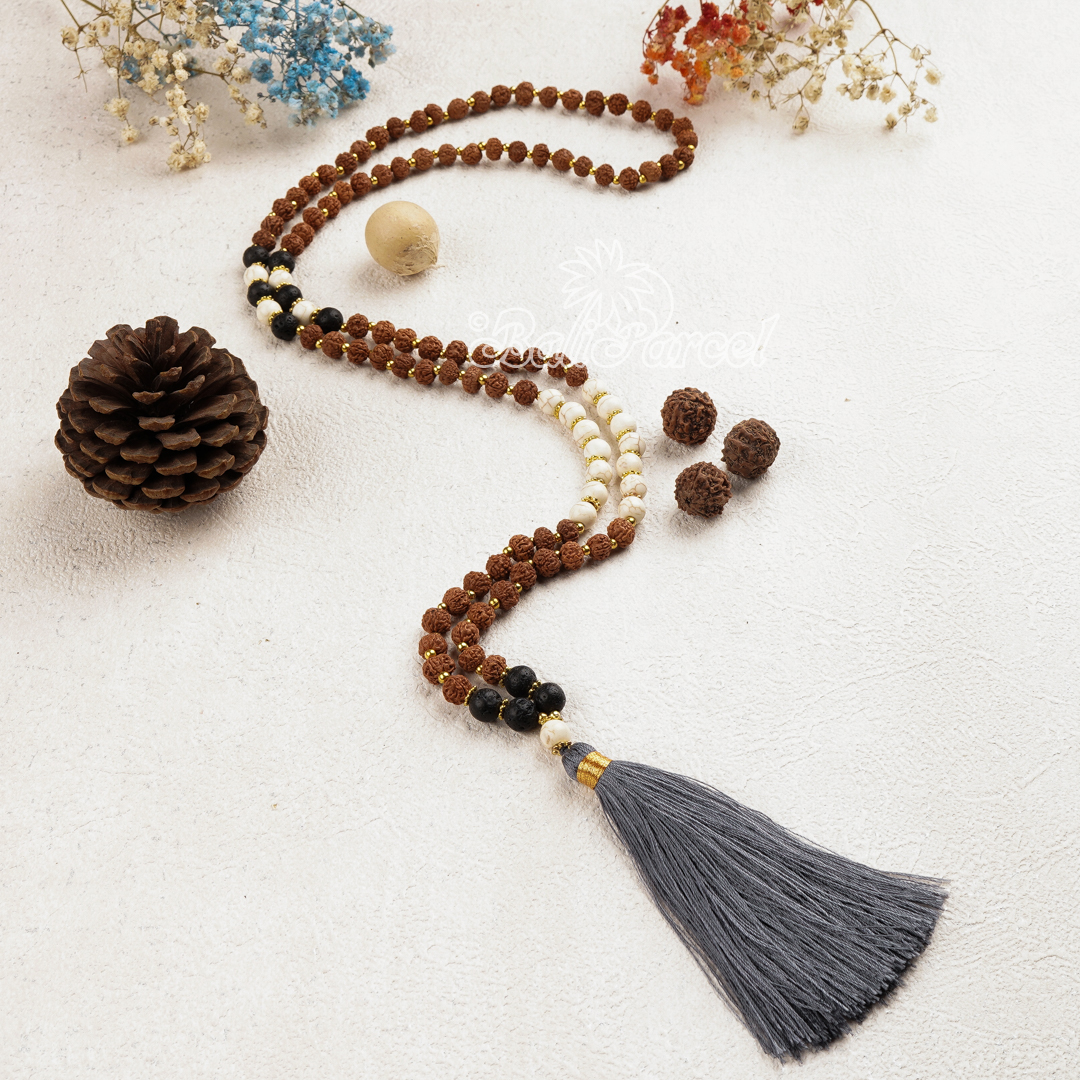 Rudraksha Mala Necklace
