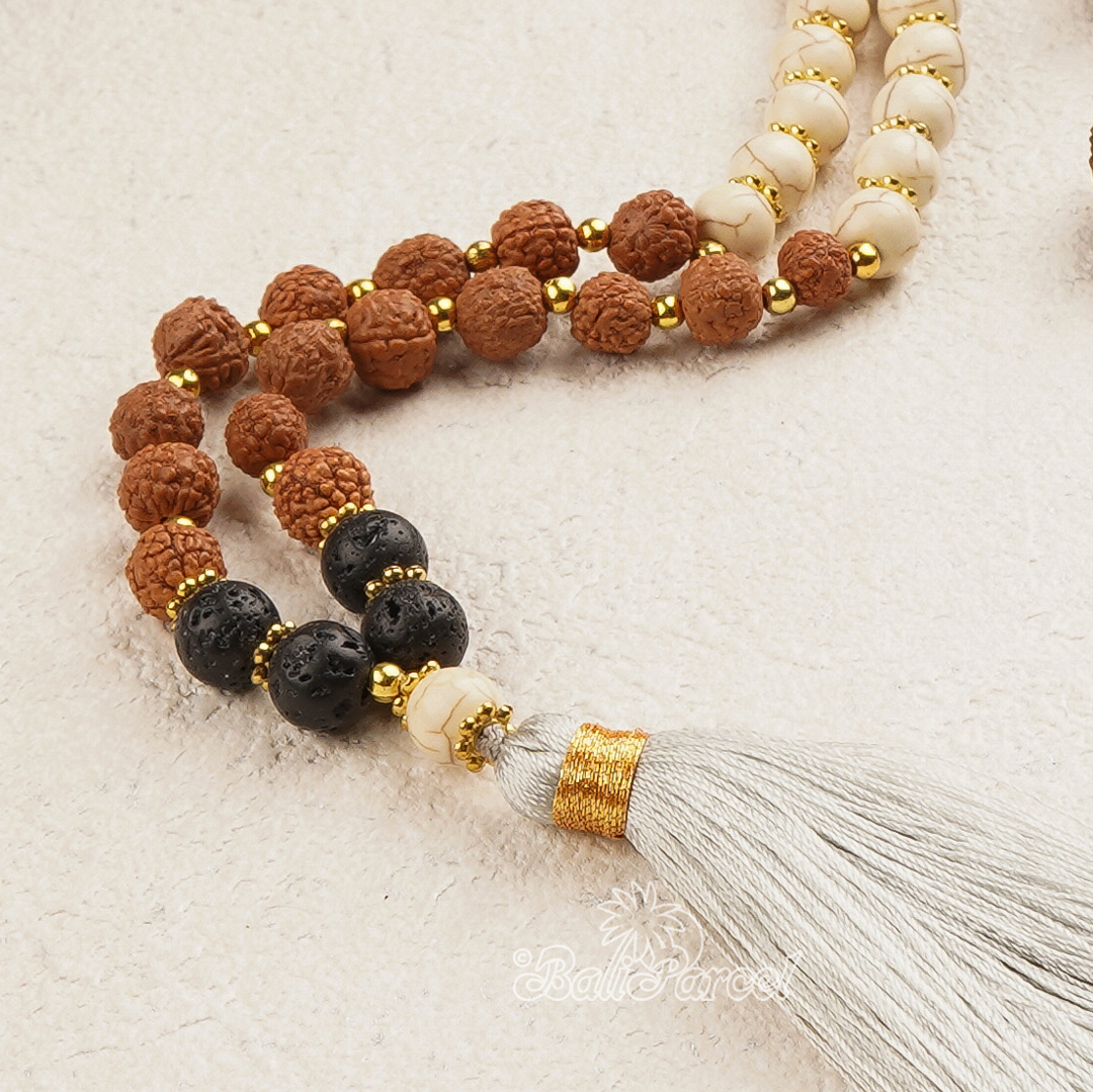 Rudraksha Mala Necklace