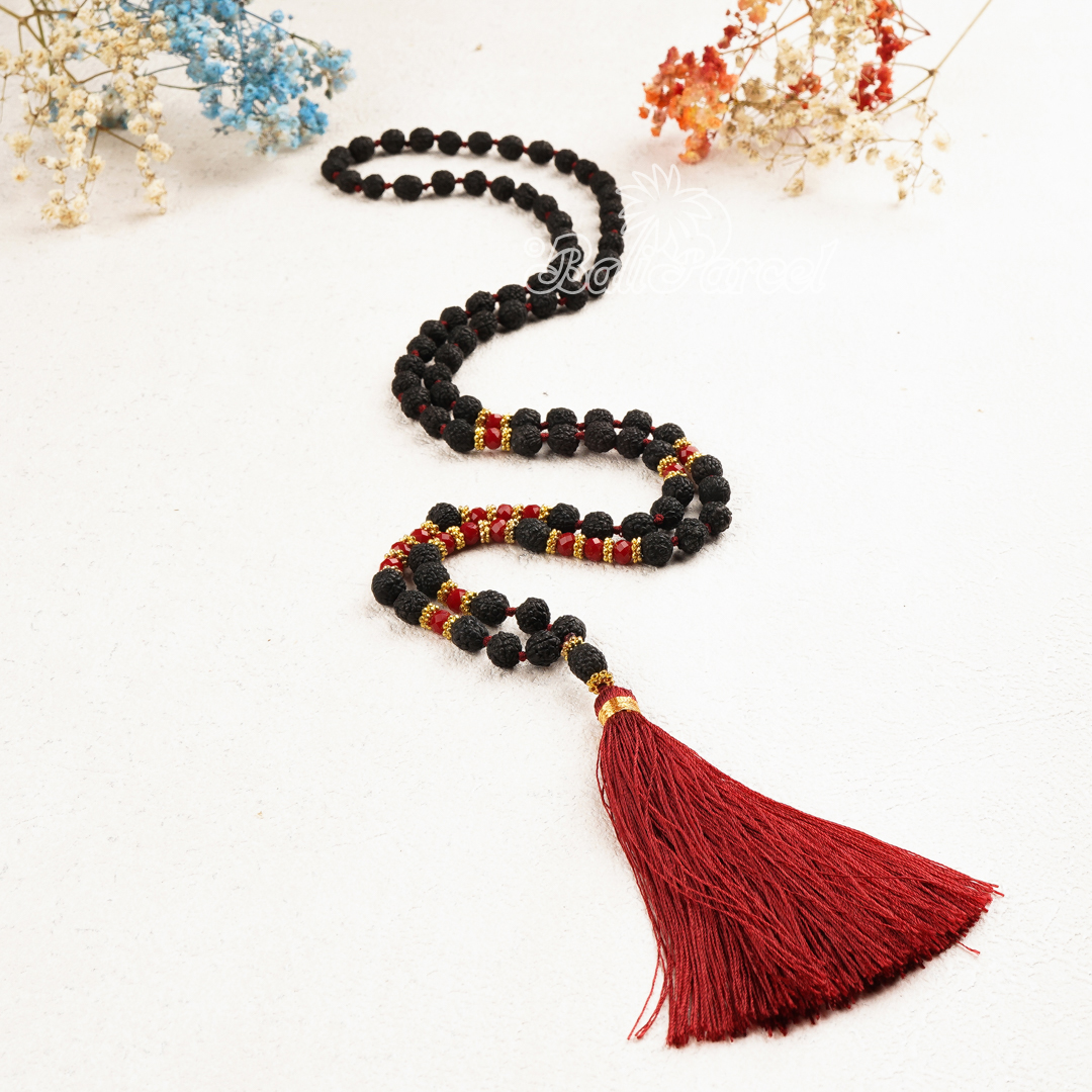 Rudraksha Crystal Necklace