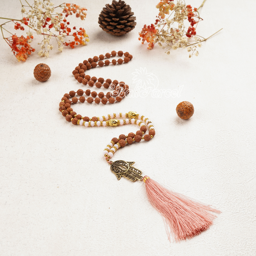 Rudraksha Crystal Necklace