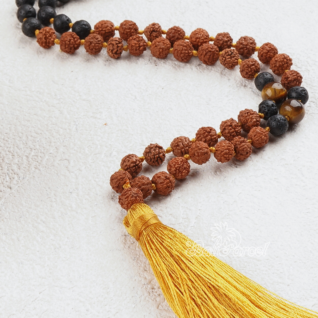 Rudraksha Mala Necklace