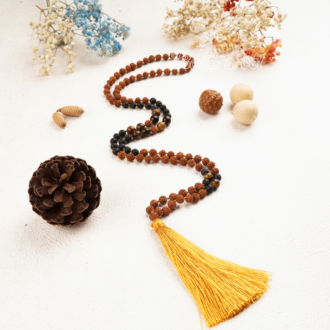 Rudraksha Mala Necklace