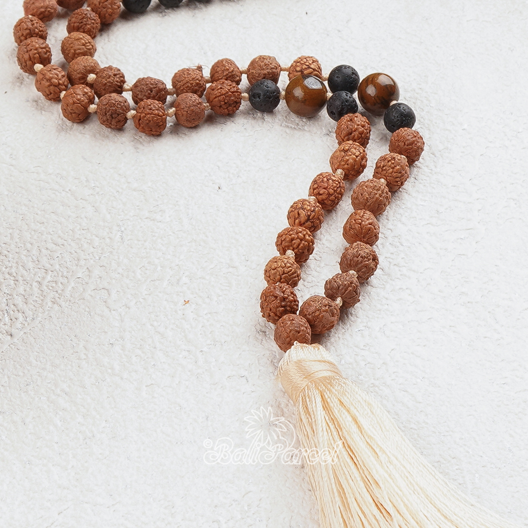 Rudraksha Mala Necklace