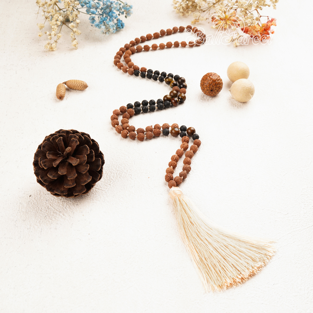 Rudraksha Mala Necklace