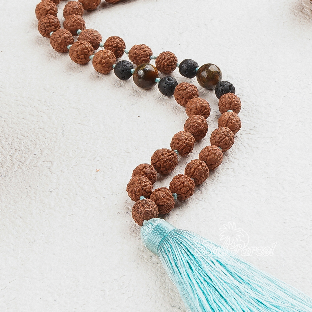 Rudraksha Mala Necklace