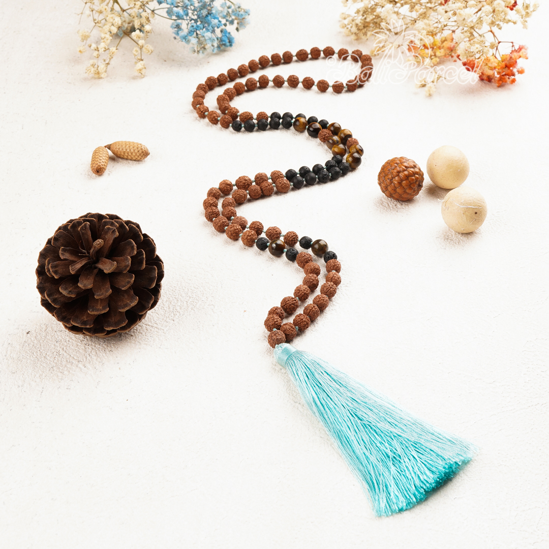 Rudraksha Mala Necklace