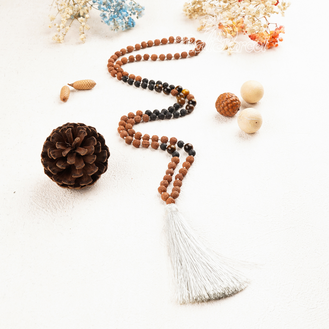Rudraksha Mala Necklace