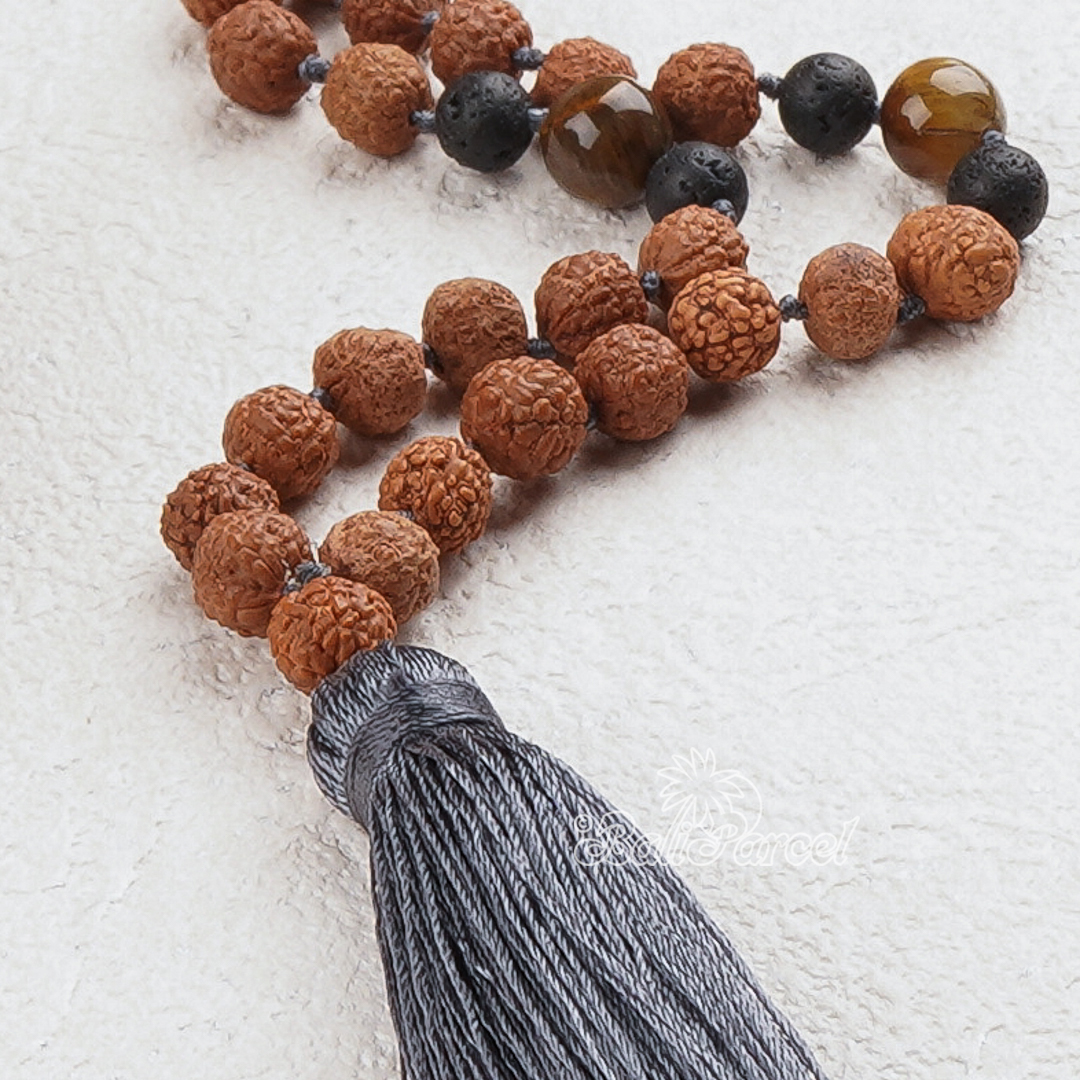 Rudraksha Mala Necklace